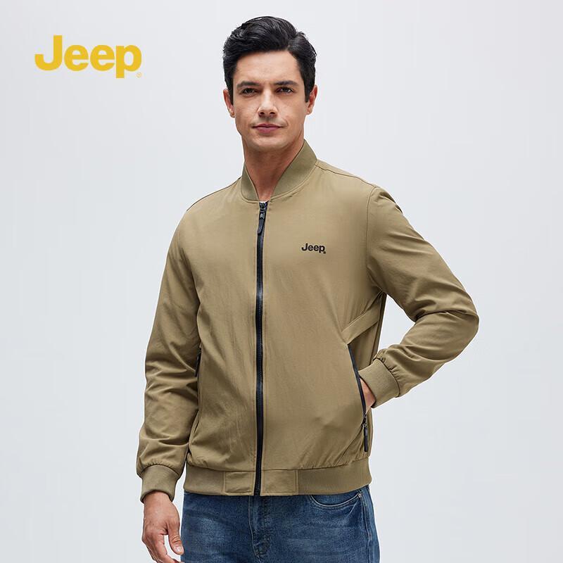 Jeep Men s Baseball Collar Casual Jacket M
