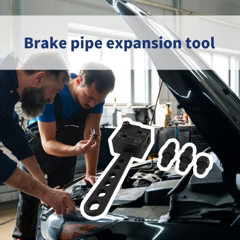 Professionelles Bremsenbördelwerkzeug-Set Starkes Metall Universelles Kfz-Bremsleitungsbördelset Auto Bremsenwartung