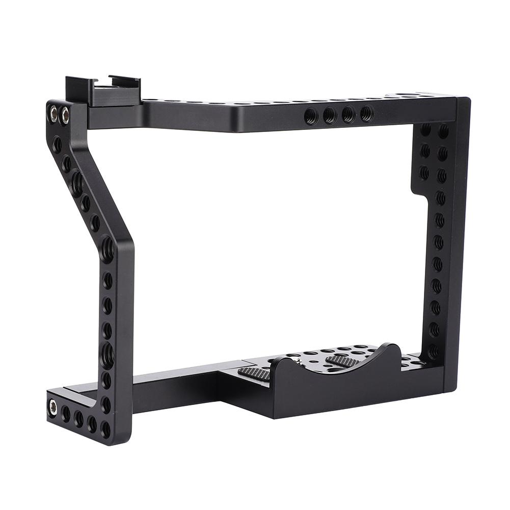 Aluminium Alloy 1 4 Screw Multiple Holes Camera Cage Rig for Panasonic GH4 5