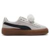 Puma Suede Platform Comfortable Simple Low Top Sneakers Women Sneakers Off-White Black 391902-01