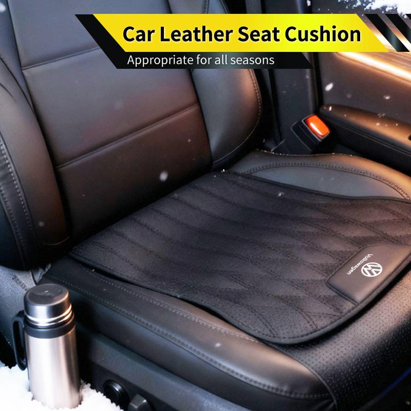 Car Leather Seat Cushion Universal Anti Slip Cover Auto Interior Accessories For Volkswagen VW Golf GTI Polo Passat Scirocco AY5