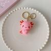 Cute Axolotl Keychain for Men Women Simulation Fish PVC Pendant Key Ring Holder for Women Friends Birthday Gift