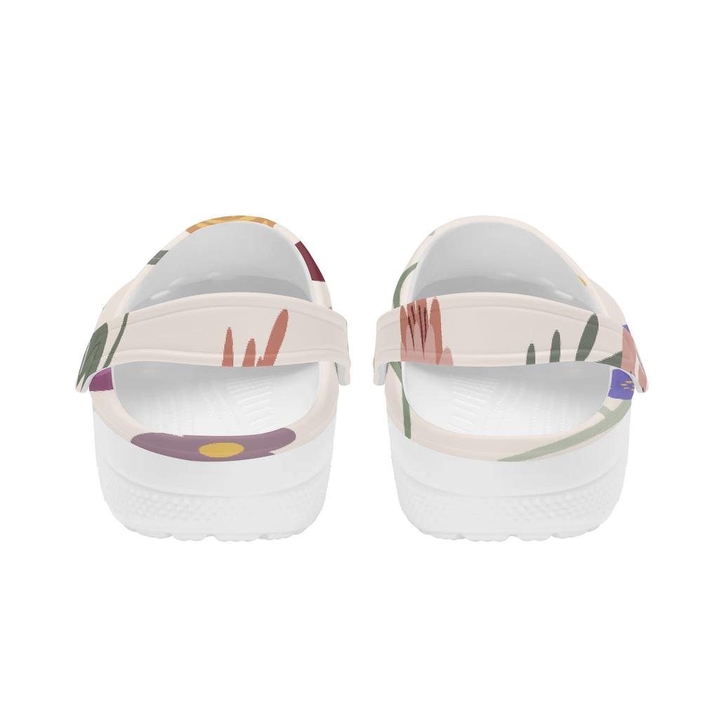 Cartoon Printed EVA Casual Clogs Women Men Quick Dry Easy Clean Slip On Travel Use Beach Garden Daily Walking Daily Shoes Home Use