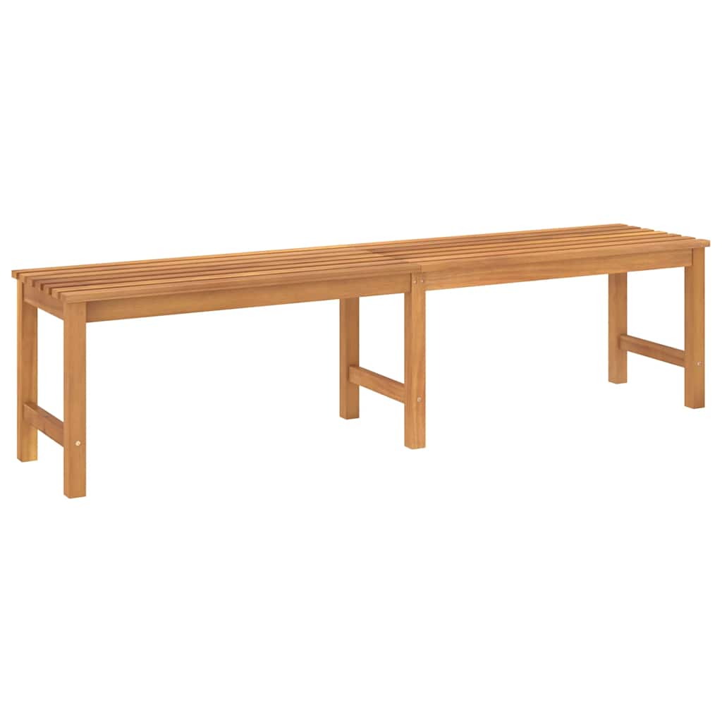 Vidaxl Ławka Ogrodowa, 180 Cm, Lite Drewno Tekowe