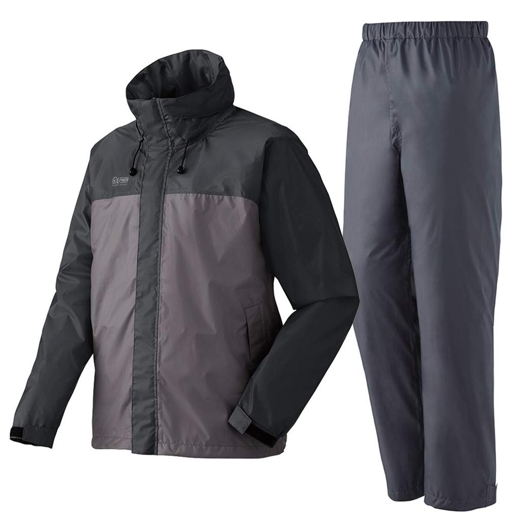 LIPNER LVS Breathable Rain Suit, Chester, Charcoal, LL, 28654251