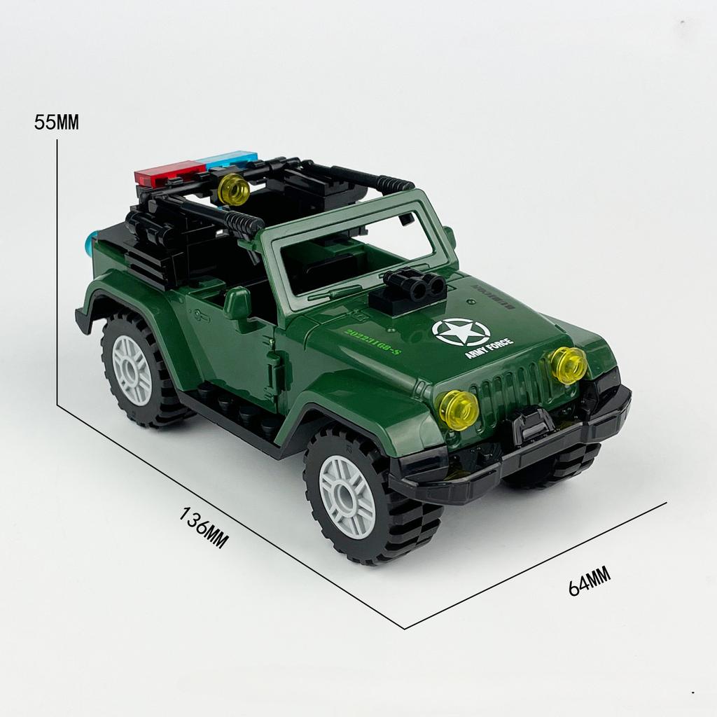 City Series Special Police Patrol Car Police Car Toy Assembly Children's Educational Building Blocks Toys