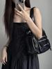 JIAERDI Vintage Black Shoulder Bags Purse Women High Street Pocket Chic Y2k Handbag Female Harajuku Casual Crossbody Bags 2025
