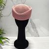 Solid Color Mesh Beret Hat Hollow Casual Stewardess Cap Fashion Knitted Beanie  Women
