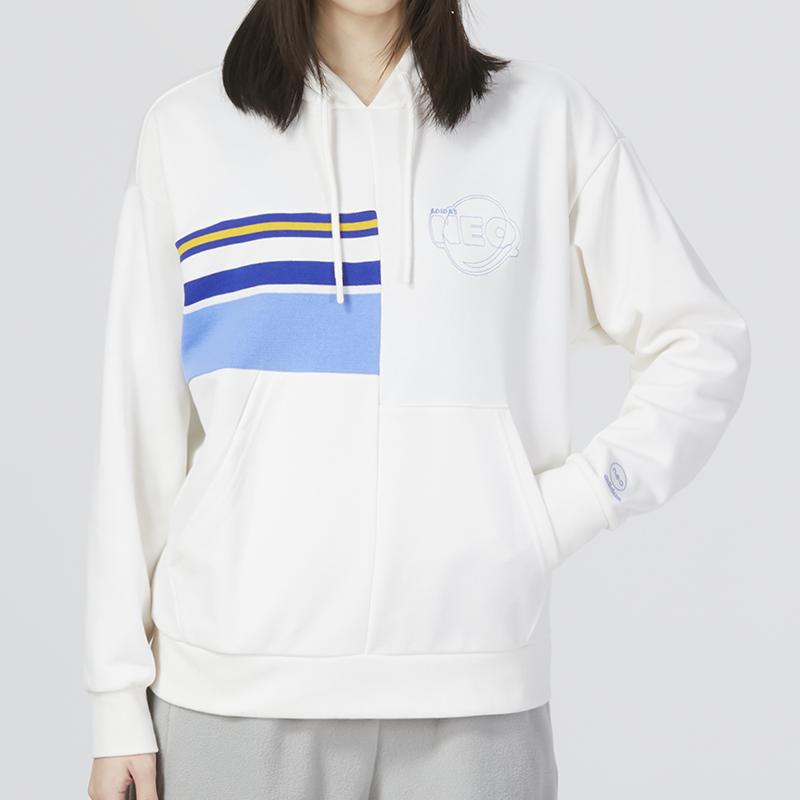 adidas Sweatshirts Women's White Hooded Moderate Regular IA6774
