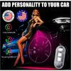 Wireless LED Lights for Car, Wireless Rock Lights with 8 Colors 10 Modes,Led Strobe Warning Light, Motorcycles, Boats, Camping, Bikes,