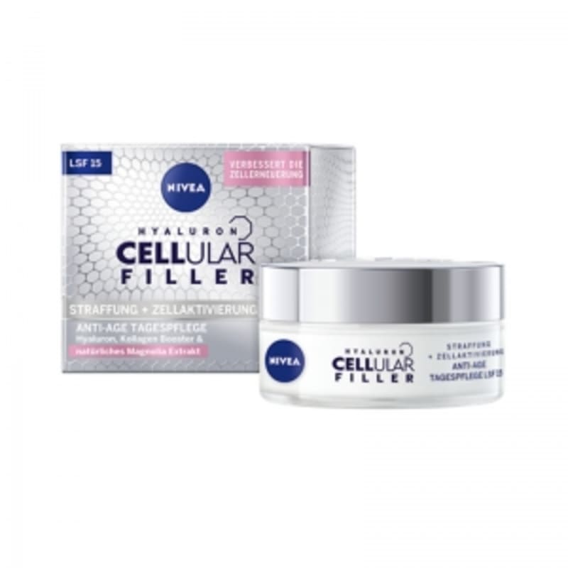 

Немецкий дневной крем для лица Nivea Hyaluronic Cellular Firming 50 мл (SPF15)