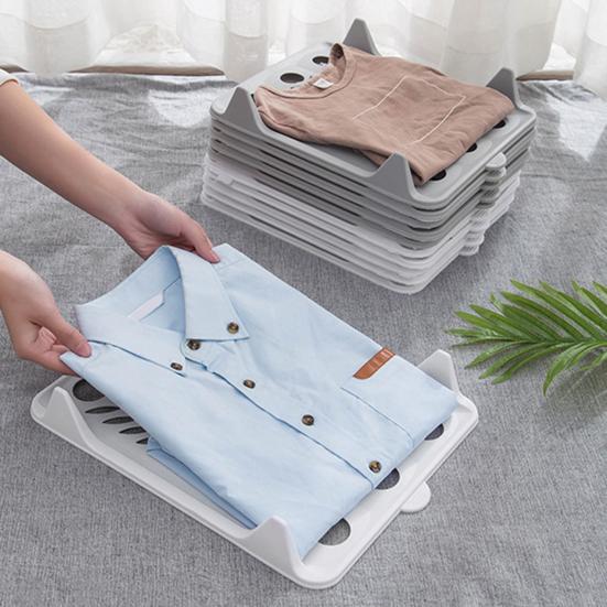 Stackable Clothes Organizer Shirt Folding Board T-shirt Divider Board Closet Organizer for Leggings Towels Jeans Sweaters Wrinkle-Free Storage