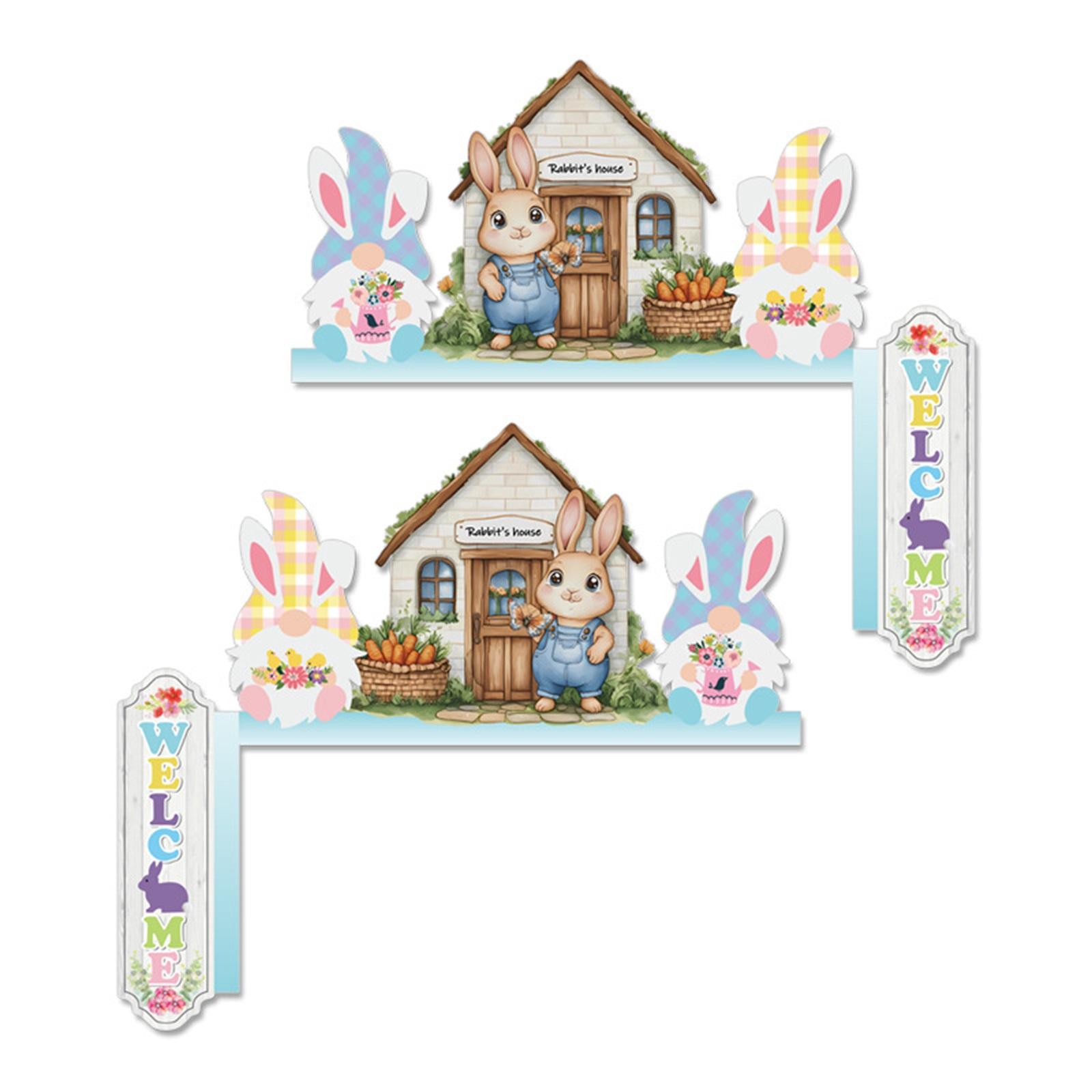 Easter Hollow Ornament Creative Resin Candle Holder Home Decoration One Size