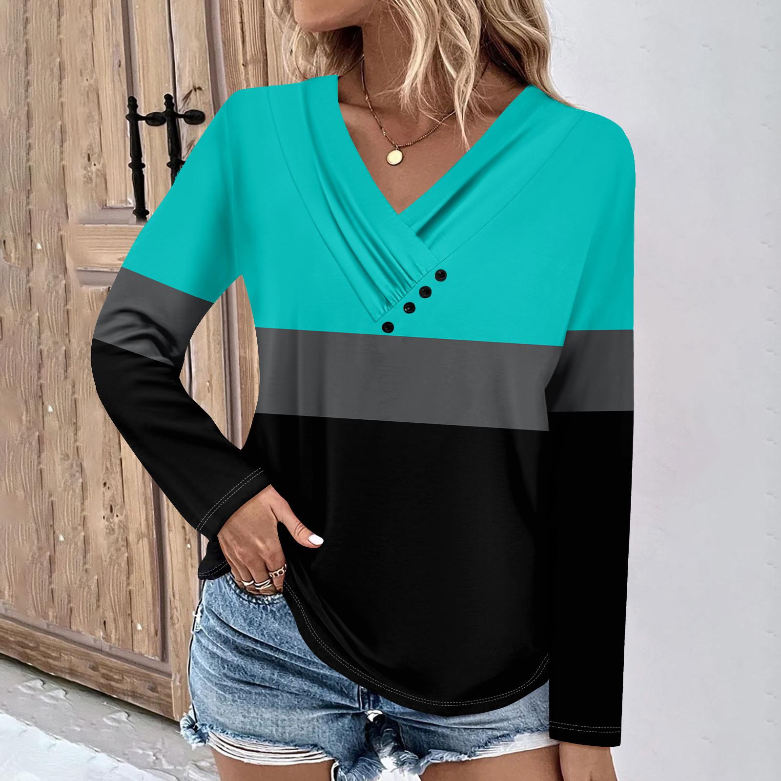 Блузки с длинным рукавом для женщин — фото 11