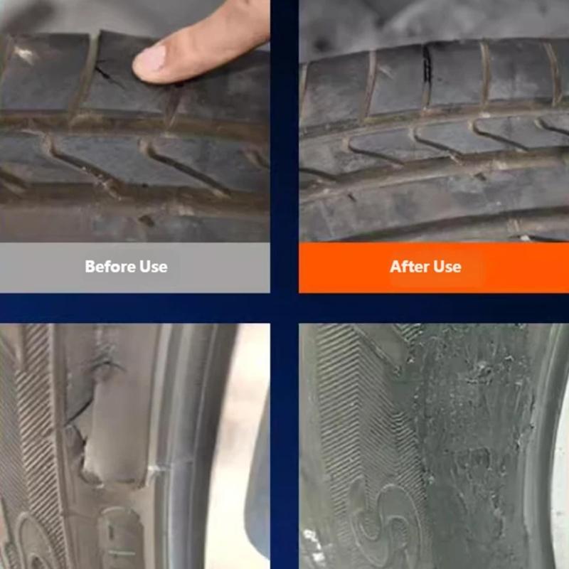 2Pc Professional Tire Patches Glues Rubber Sealant for Auto Bike Tubes with High Temperature Resistance Easy Application