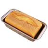 Golden Non-Stick Corrugated Toast Box with Lid - 450g Bread Baking Mold for Oven Use