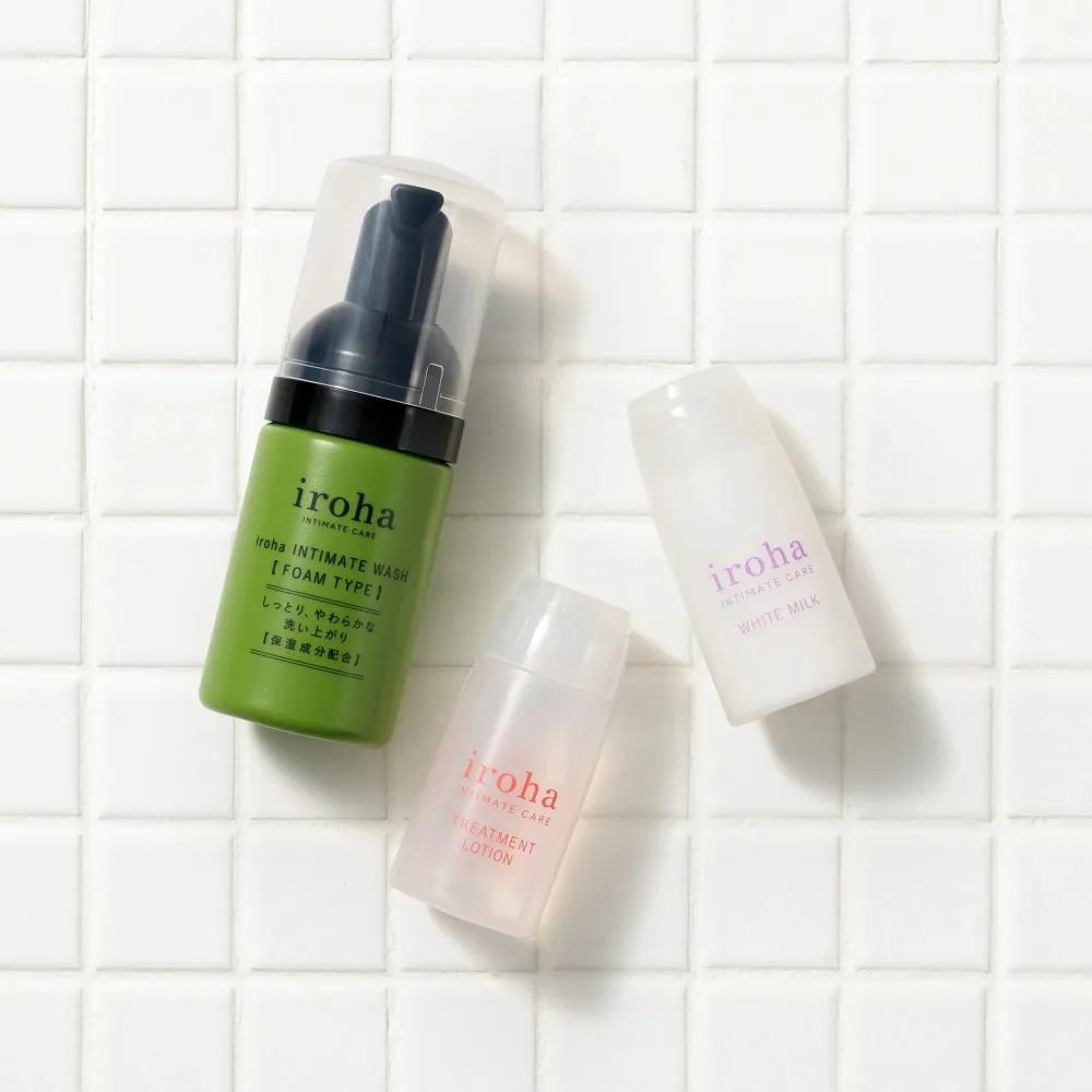 iroha Intimate Care Trial Set (Foam+Lotion+Milk)