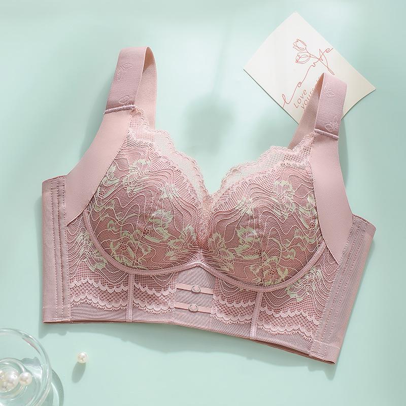 Adjustable Lingerie for Women Slim Gathered Bra Cinched Breast Anti Sagging and Anti Expansion Bra