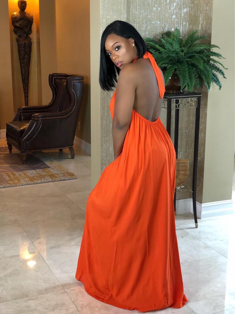 Bohemian Candy Color Sleeveless Sling Dress for Women