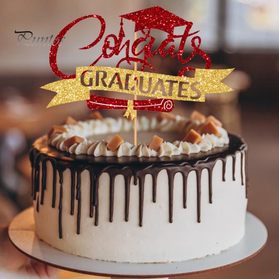 Gratulerer 2024 Konfirmasjonskake Topper Konfirmasjonssesong Bursdagskakeinnsats Gratulerer Grad Party Decor Supplies