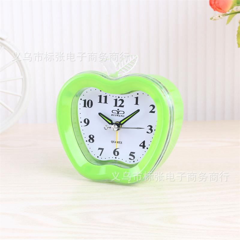 Night light alarm clock Student dormitory wake-up clock Super loud children's bedroom bedside clock