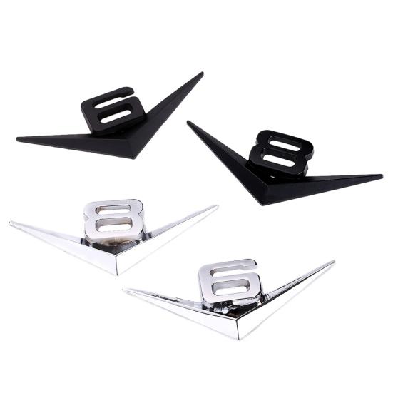 Stop cynku V6/V8 Auto Naklejka Odznaka Car Styling Emblemat Dekoracja dla Volkswagena