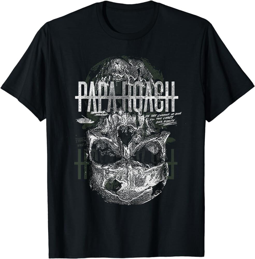 Hot Papa Roach Band Black Color Heavy Cotton Size S-4XL Shirt Gift Women, Men S