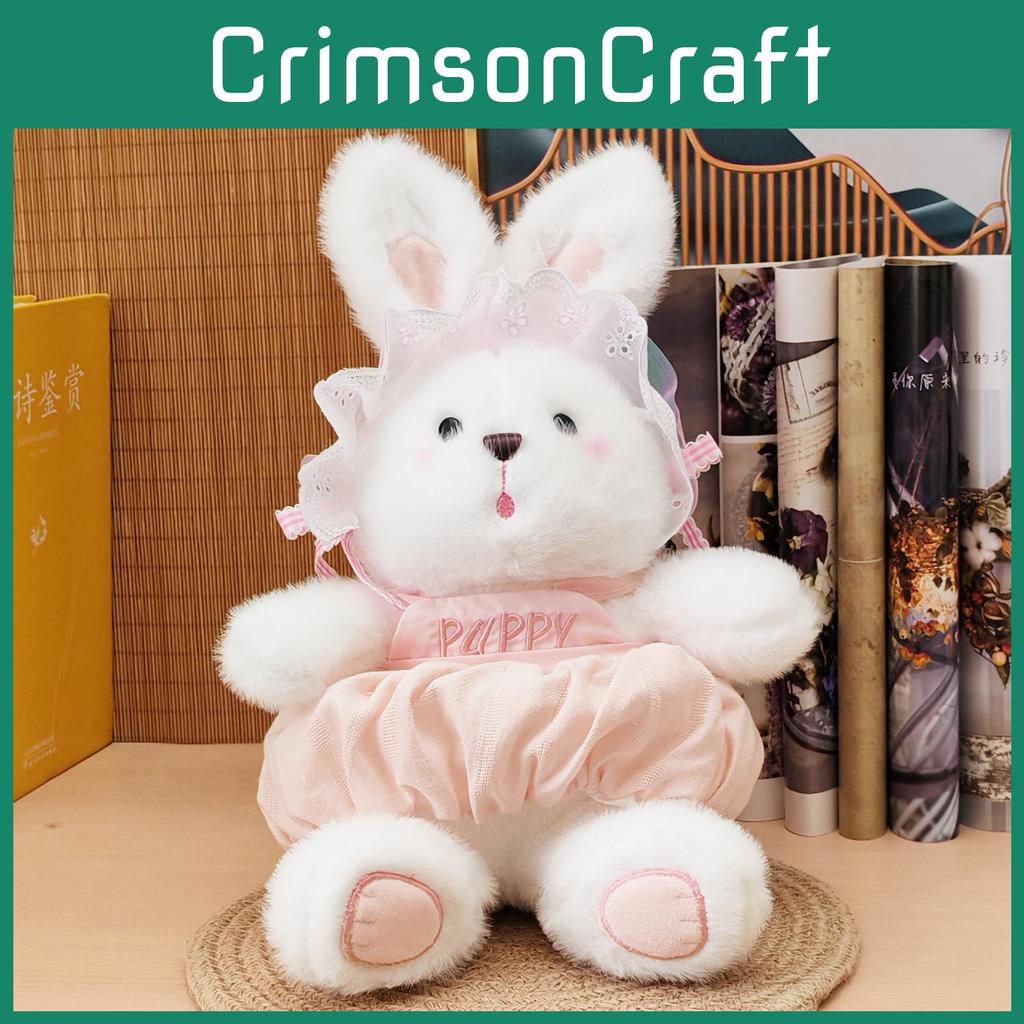 Plush Bunny Toy Gift For Kids With Soft Short Pile Fabric For Cuddle Comfort