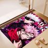 Tappeto con Bellissimo Motivo Jujutsu Kaisen - Tappeto Antiscivolo per Cucina e Esterno, Decorazione per la Casa e la Camera da Letto, Regalo di Compleanno
