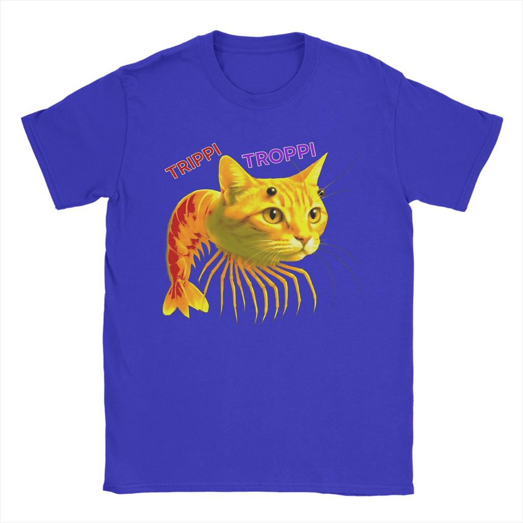 Trippi Troppi  Italian Brainrot Unisex T Shirt  Unique Tees Short Sleeve O Neck T-Shirts Pure Cotton Plus Size Tops