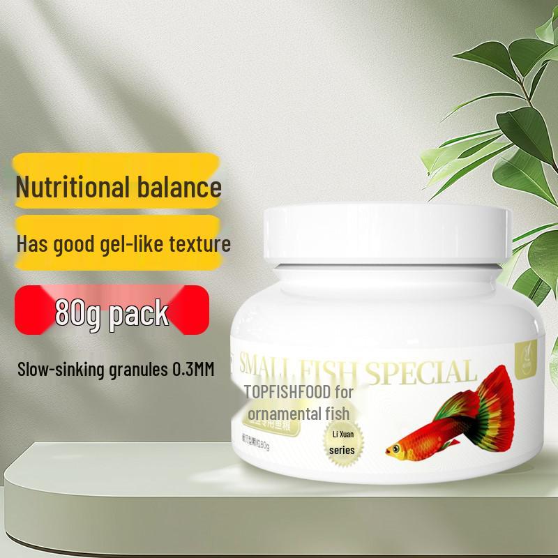 

Медленно тонущий корм для тропических рыб гуппи и неонов для петушков и мелких декоративных рыб