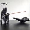 Small Decorative Collectibles Creative Hand Shape Incense Burner, Resin Ornament, Burner & Ash Collector Car Hanging Accessories Set for Home