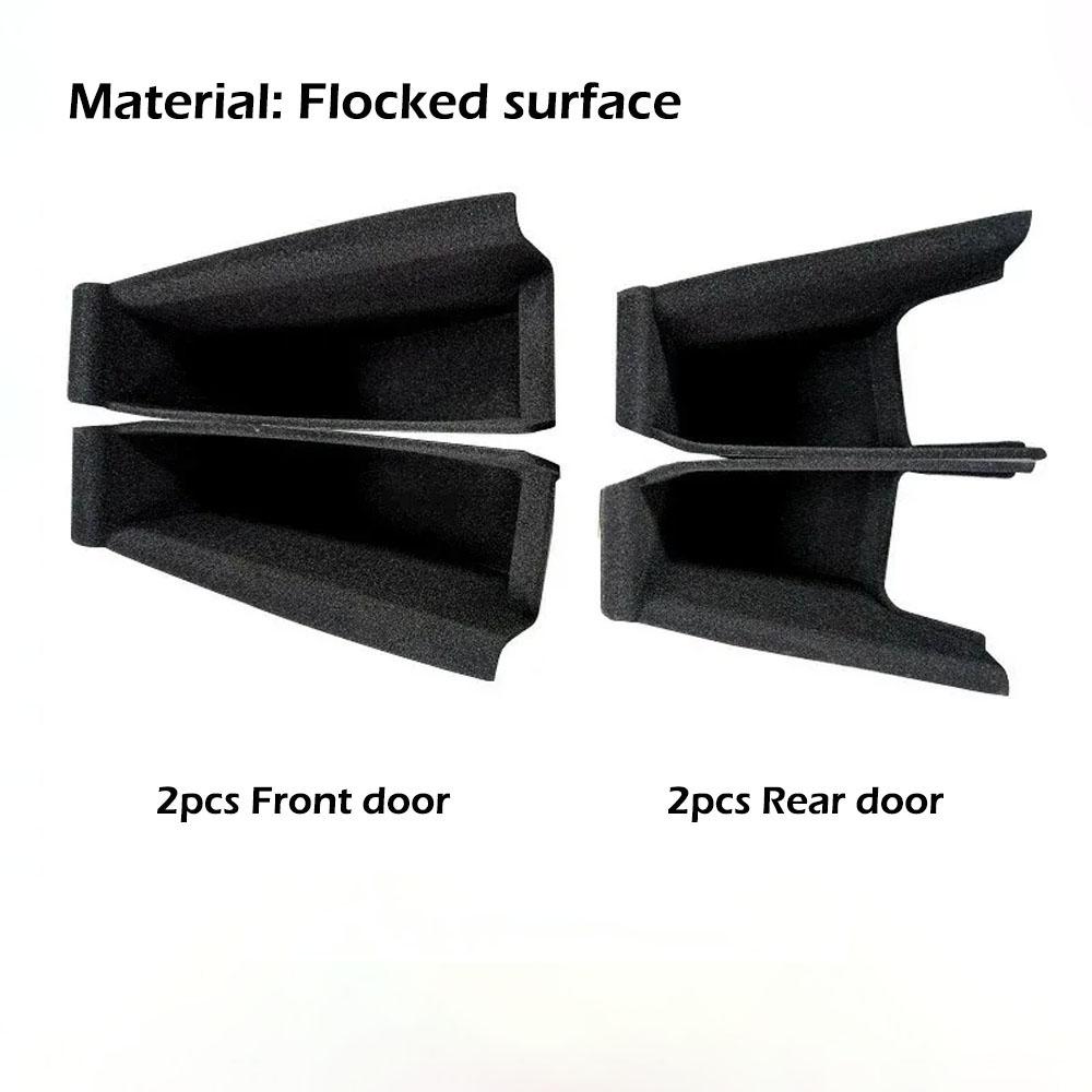 Side Door Handle Storage Box for Tesla Model Y Juniper 2025 2026 Door Slot Pockets Tray Organizer Interior Accessories