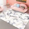 Luxury Nordic Flannel Carpets for Living Room Sofa Beside Texture Decoration Bedroom Rug Large Size Non-slip Washable Lounge Mat