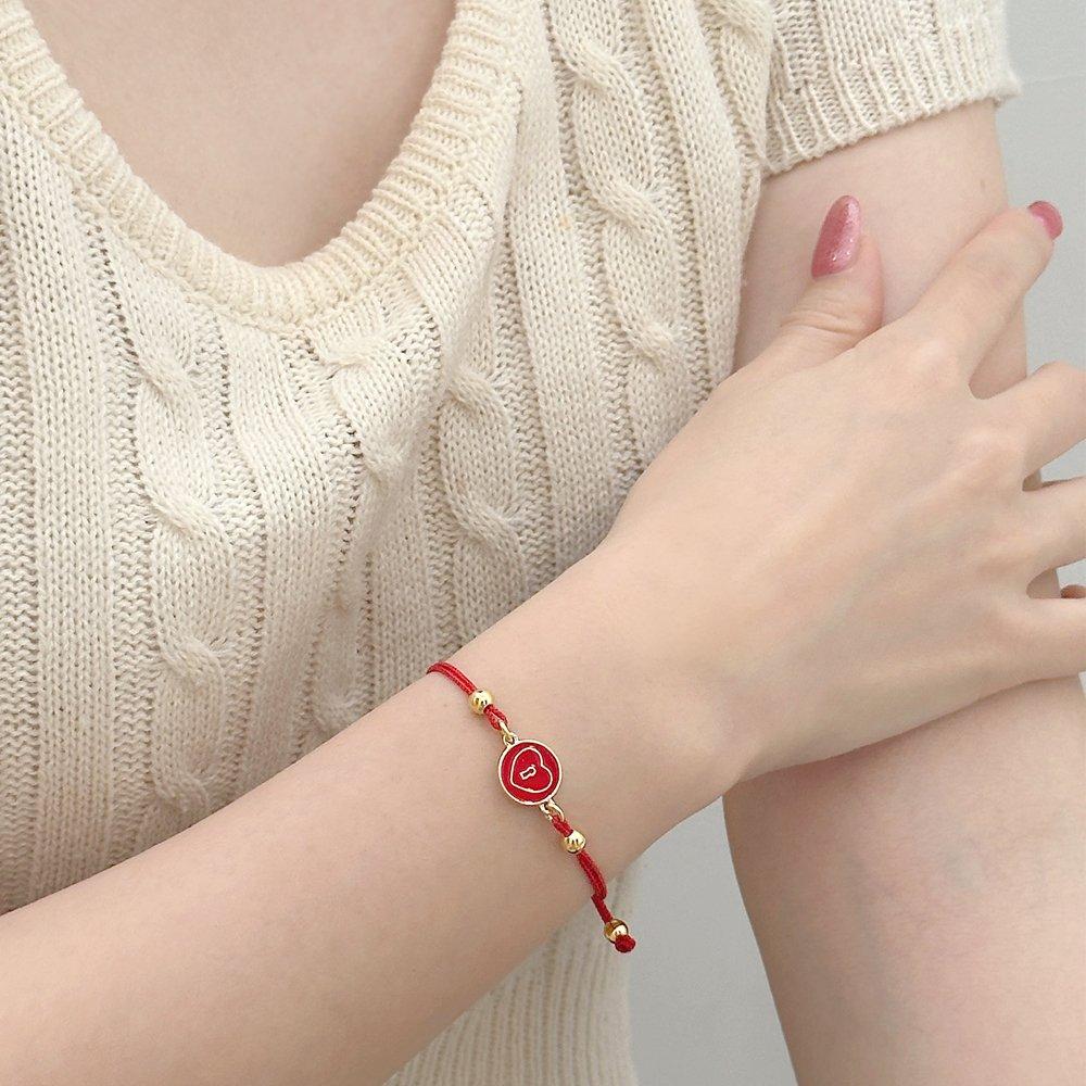 [Gift Wrapping] Heart Lock Knot Bracelet