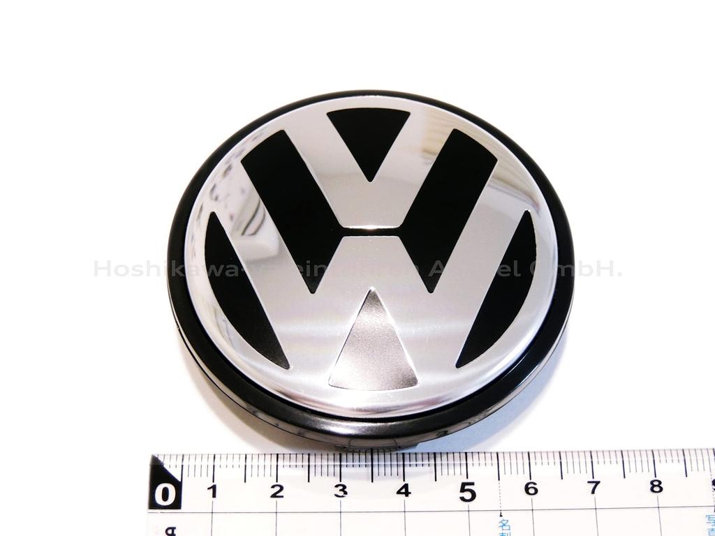 Originální středové krytky kol Volkswagen 66 mm, Sada 4 kusů (3B7 601 171 XRW)