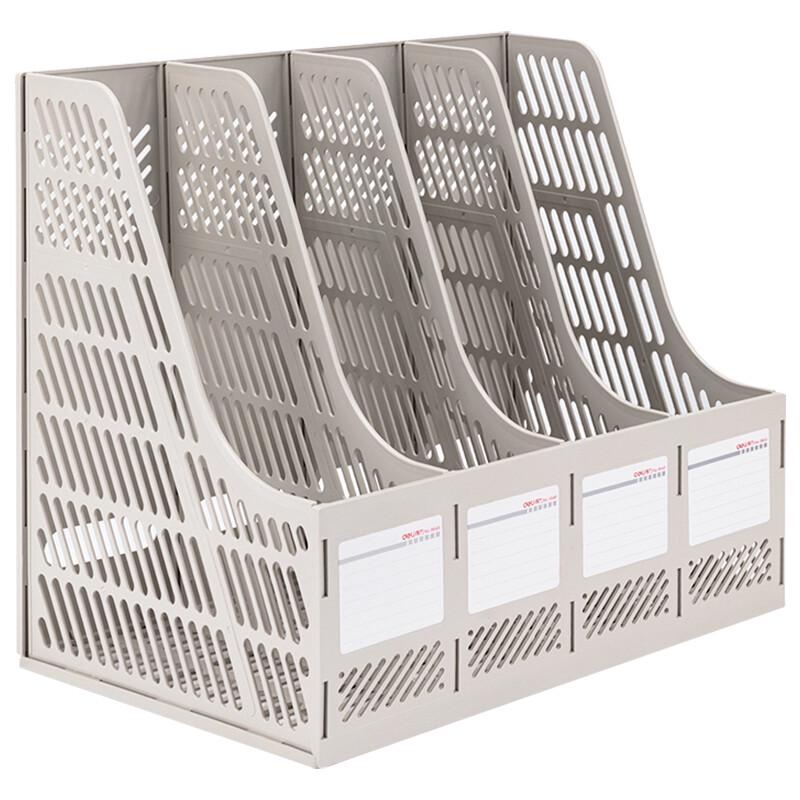 Deli Four-Compartment Mesh Desktop File Sorter