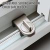 High Quality Safety Security Anti-theft Sliding Auxiliary Window Limiter Lock Sash Stopper