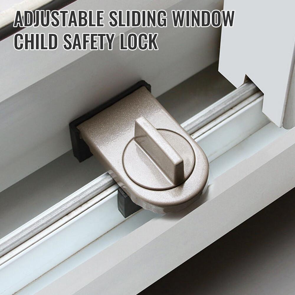 High Quality Safety Security Anti-theft Sliding Auxiliary Window Limiter Lock Sash Stopper