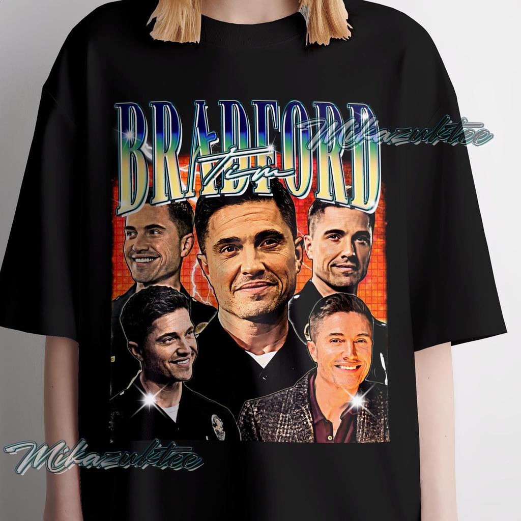 Tim Bradford Vintage Style T-Shirt, Graphic Design Tee