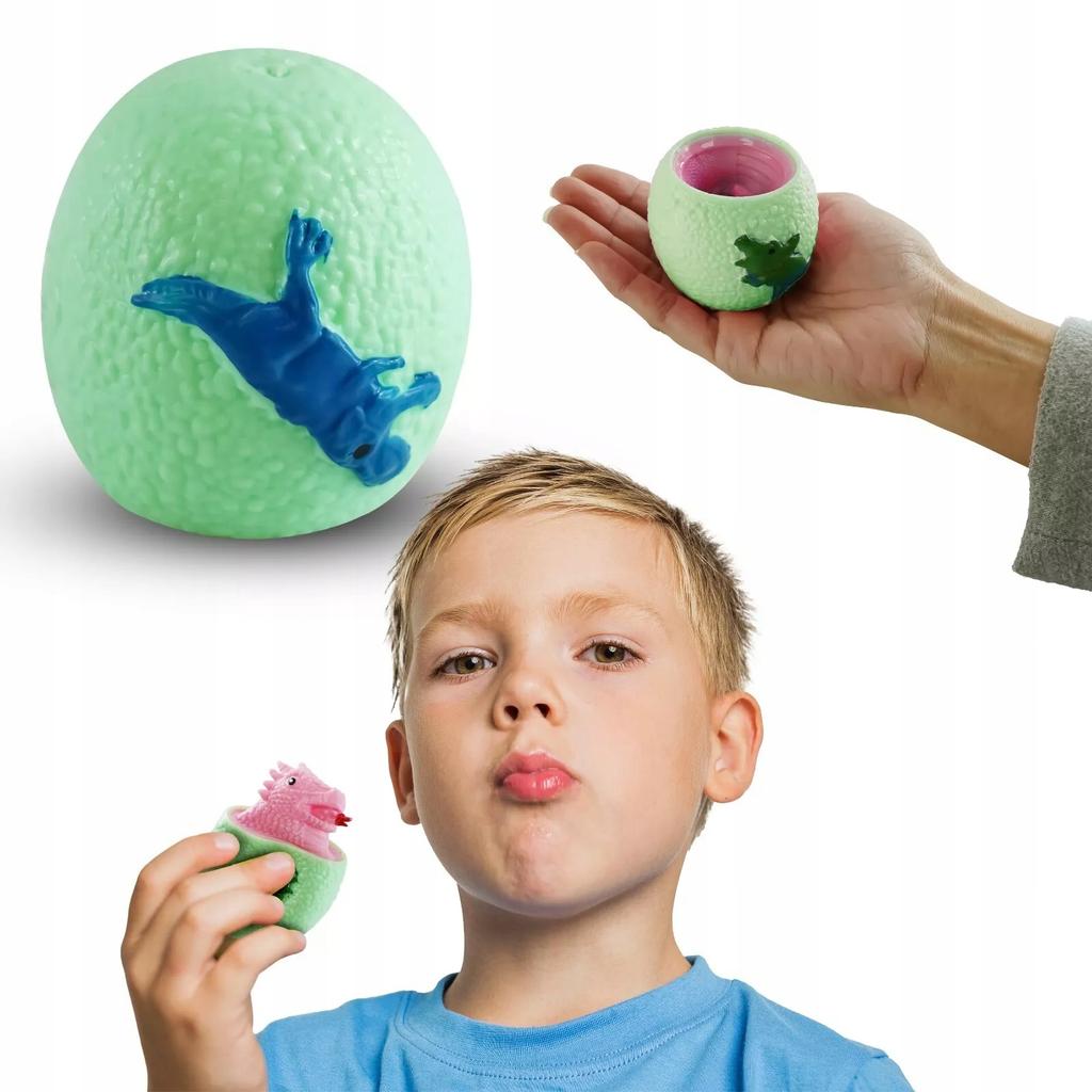 Dinozaur Jajko Squishy Antystresowy Gniotek Wyciskany Relaks Sensoryczny