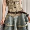American Women's Belt Pu Leather Dress Jeans Belt Vintage Waist Belt  Waist Accessories