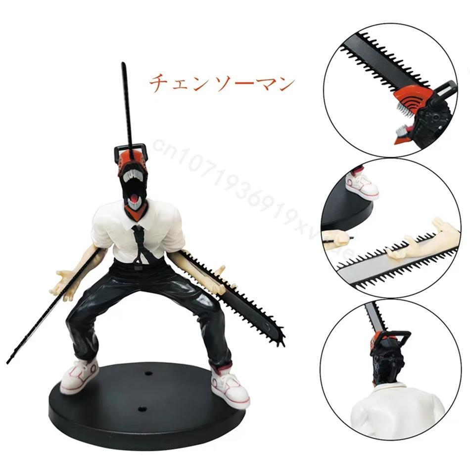 Anime Figure Power Denji 18cm Chainsaw Man Action Figure PVC Chainsaw Man Power Figurine PVC Adult Collection Model Doll Toy