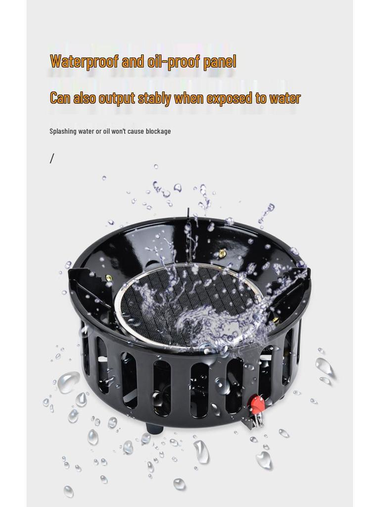 Windproof High-Power Infrared Portable Gas Stove for Outdoor Picnic