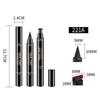 2 In 1 Eyeliner Pen Eye Liner Waterproof Pencil Long-lasting Liquid Eyeliner Glitter Makeup