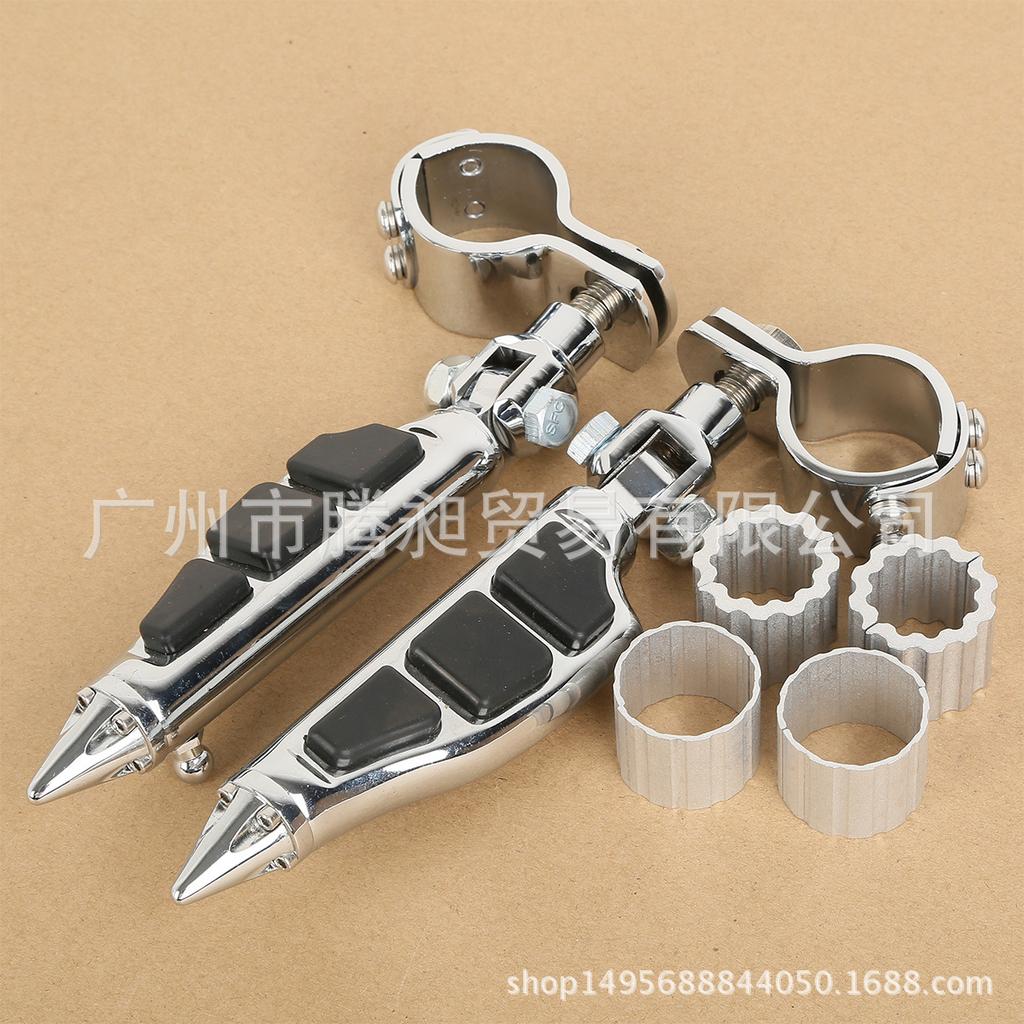 Compatible with VS1400, VZ1500, Intruder M800, C1800RT, M109R: Modified Plated Foot Pegs