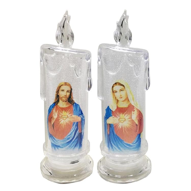 Christian Led Night Holy Family Figurine Safe Led Night Lamp Supplies