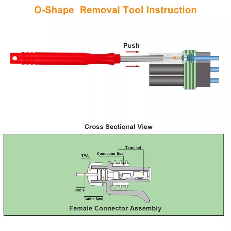 21Pcs Terminal Removal Key Tool, Terminal Pin Extractor Puller Repair Remover Key Tool For Car
