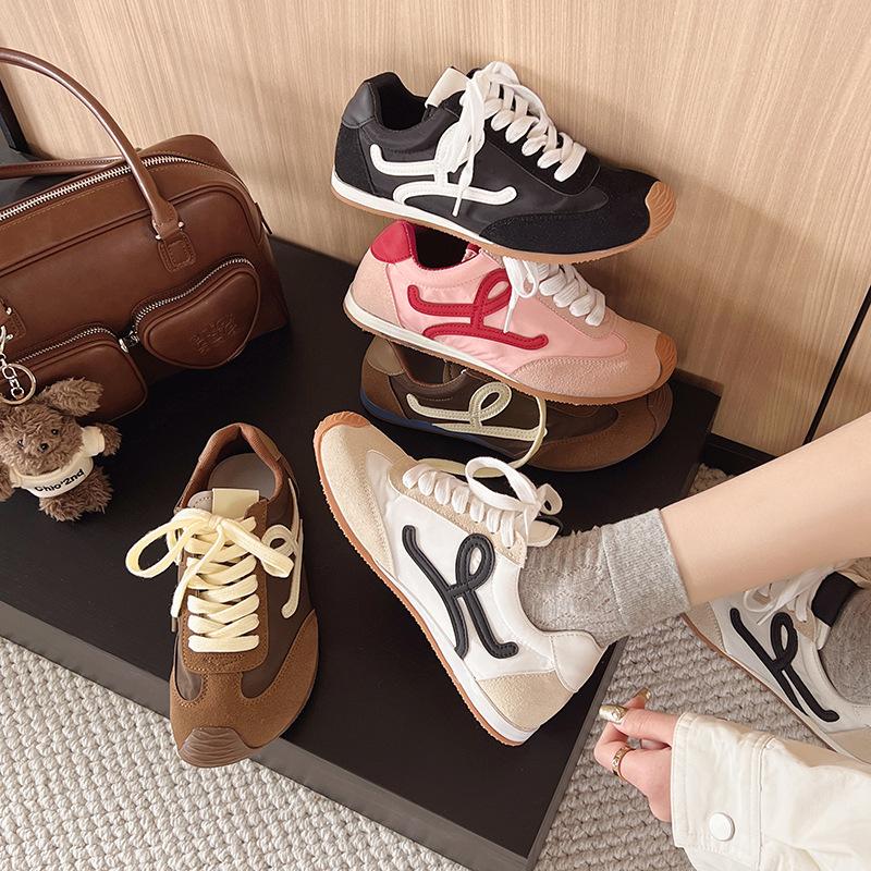 Dexun Shoes Women's Spring 2025 New Thick-soled Heightening Casual Sports Shoes Lightweight Forrest Gump Shoes Single Shoes Running Shoes