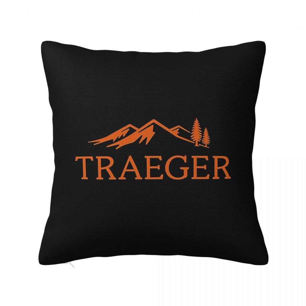 Traeger Pellet Grill Smoke BBQ Essential Square Pillowcase Cushion Cover Pillow Case Throw Pillow Cover for Home Bedroom Car